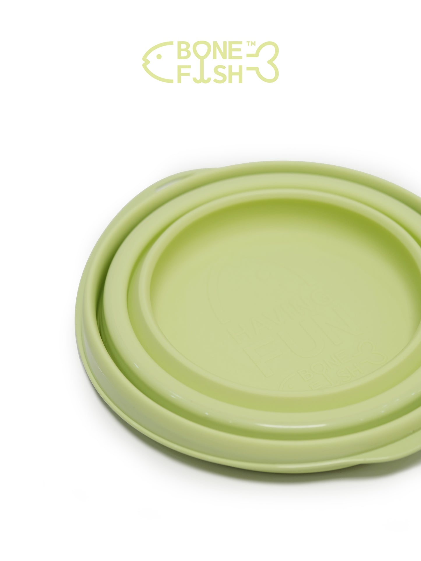 BONEFISH 倒れにくいペット用折りたたみボウル|安定・携帯しやすい犬用食器