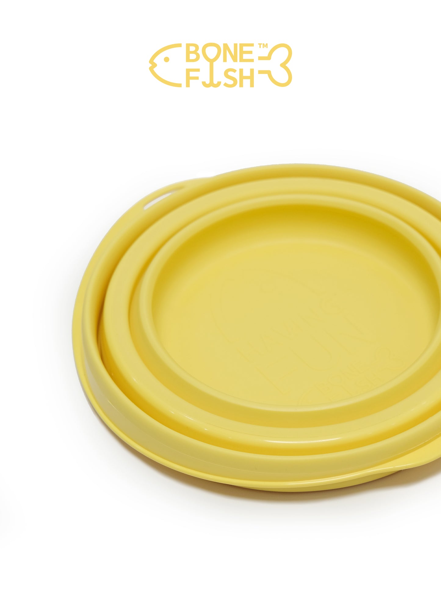 BONEFISH 倒れにくいペット用折りたたみボウル|安定・携帯しやすい犬用食器