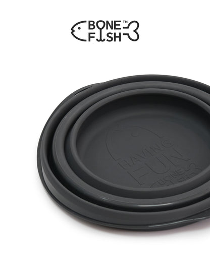 BONEFISH 倒れにくいペット用折りたたみボウル｜安定・携帯しやすい犬用食器